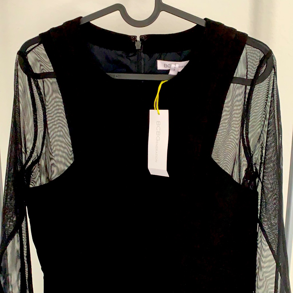 Brand New Bcbgeneration Black Club Dress